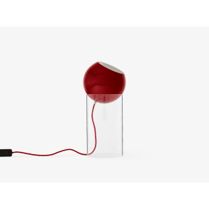 Topan VP14 Bordlampe, Clear / Vermilion Red