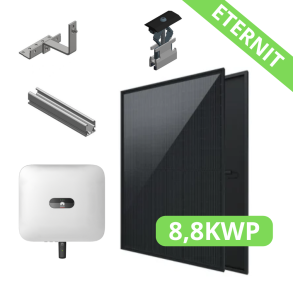 8,8 KWP SOLPAKKE ETERNIT HYBRID VDV/HUA