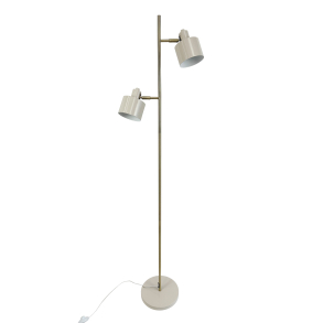 Ocean Beige / Messing Gulvlampe - Dyberg Larsen