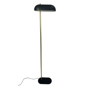 Arch Gulvlampe Mat Sort/Messing - Dyberg Larsen