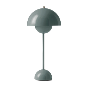 Flowerpot VP3 Stone Blue Bordlampe - &Tradition