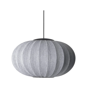 Knit-Wit 57 Oval LED Pendel Anniversary Glitter Silver - Made By Hand