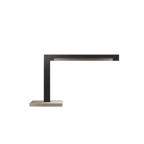 Inlgg T2 Linjr Bordslampa Satin Matt Svart/Satin Guld - Light-Point