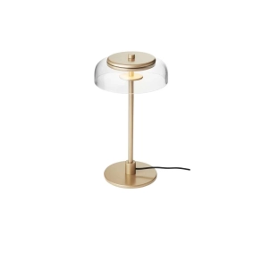 Blossi Bordlampe Small Nordic Gold / Clear - (Udstillingsmodel)