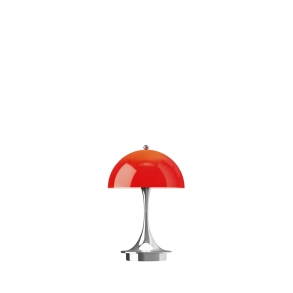 Panthella 160 Portable Lampe / Original opal red