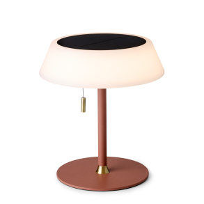 Solar Portable Table Lamp - Terracotta