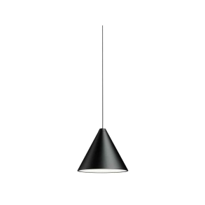 String Light Cone 12m Sort Soft Touch Dim - Flos