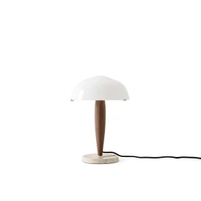 Herman SHY3 Bordlampe Opal/Oiled Walnut