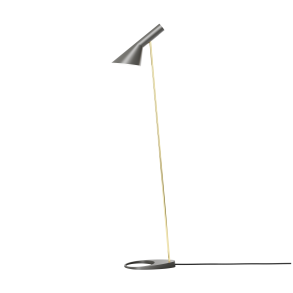 AJ Gulvlampe Warm Grey/Messing - Louis Poulsen 