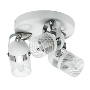 Agnes 3-Spot Rund Hvid