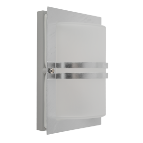 Basel vglampe galvaniseret frostet - Norlys