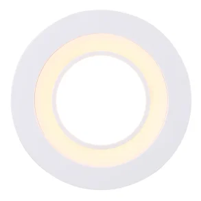 Clyde 8 Indbygningsspot Hvid