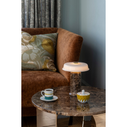 Trip No. 2 Portable Bordlampe, Burgundy/Opal