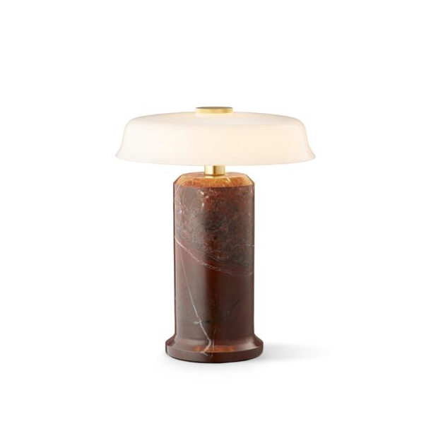 Trip No. 2 Portable Bordlampe, Burgundy/Opal