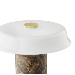 Trip No. 2 Portable Bordlampe, Dark Emperador/Opal