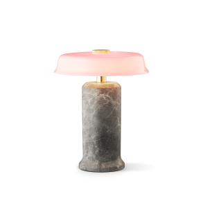 Trip No. 2 Portable Bordlampe, Silver / Rose