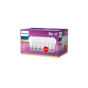 6 Stk - E27 7W (60W) LED Pre 