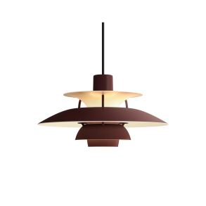 PH 5 Mini Pendel Monokrom Burgundy - Louis Poulsen 