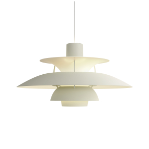 PH 5 Pendel Monokrom Pale Pewter - Louis Poulsen