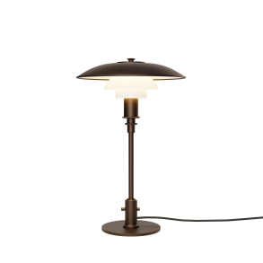 PH 3/2 Aged Brass/Opal Bordlampe - Louis Poulsen 