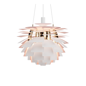 PH Artichoke Anniversary 60 Mat Hvid/ Pale Rose - Louis Poulsen