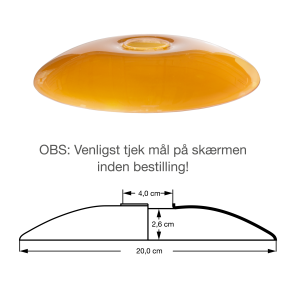 PH 2/1 Ravfarvet Glas 