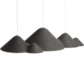 Panorama Large Pendel Sort/Gr - LOOM Design