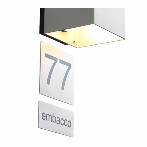 Welcome navneplade 80x180mm
