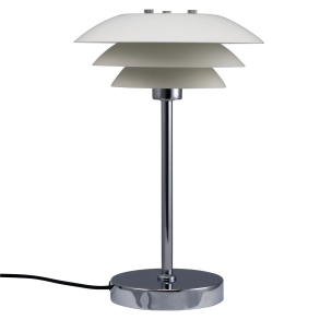 DL20 Bordlampe Hvid/Krom - Dyberg Larsen 