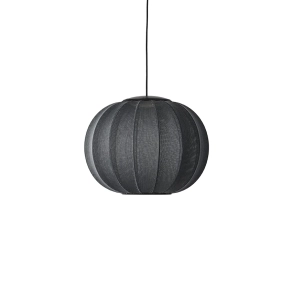Knit-Wit 45 Black Round Pendant LED