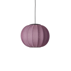 Knit-Wit 45 Burgundy Round Pendant LED