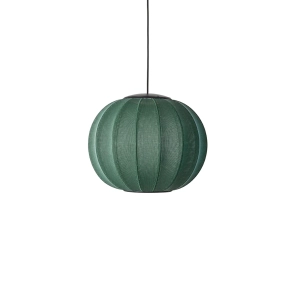 Knit-Wit 45 Tweed-Green Round Pendant LED