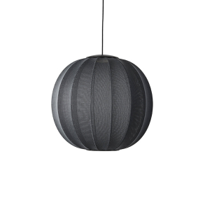 Knit-Wit 60 Black Round Pendant LED