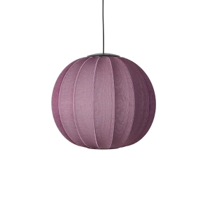Knit-Wit 60 Burgundy Round Pendant LED