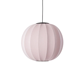 Knit-Wit 60 Light-Pink Round Pendant LED