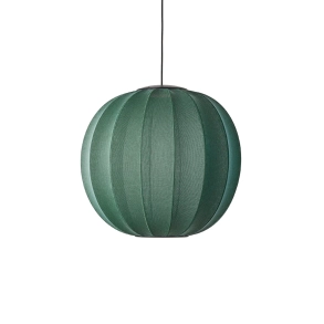 Knit-Wit 60 Tweed-Green Round Pendant LED