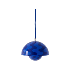 Flowerpot VP10 Cobalt Blue/Twilight Blue - &Tradition